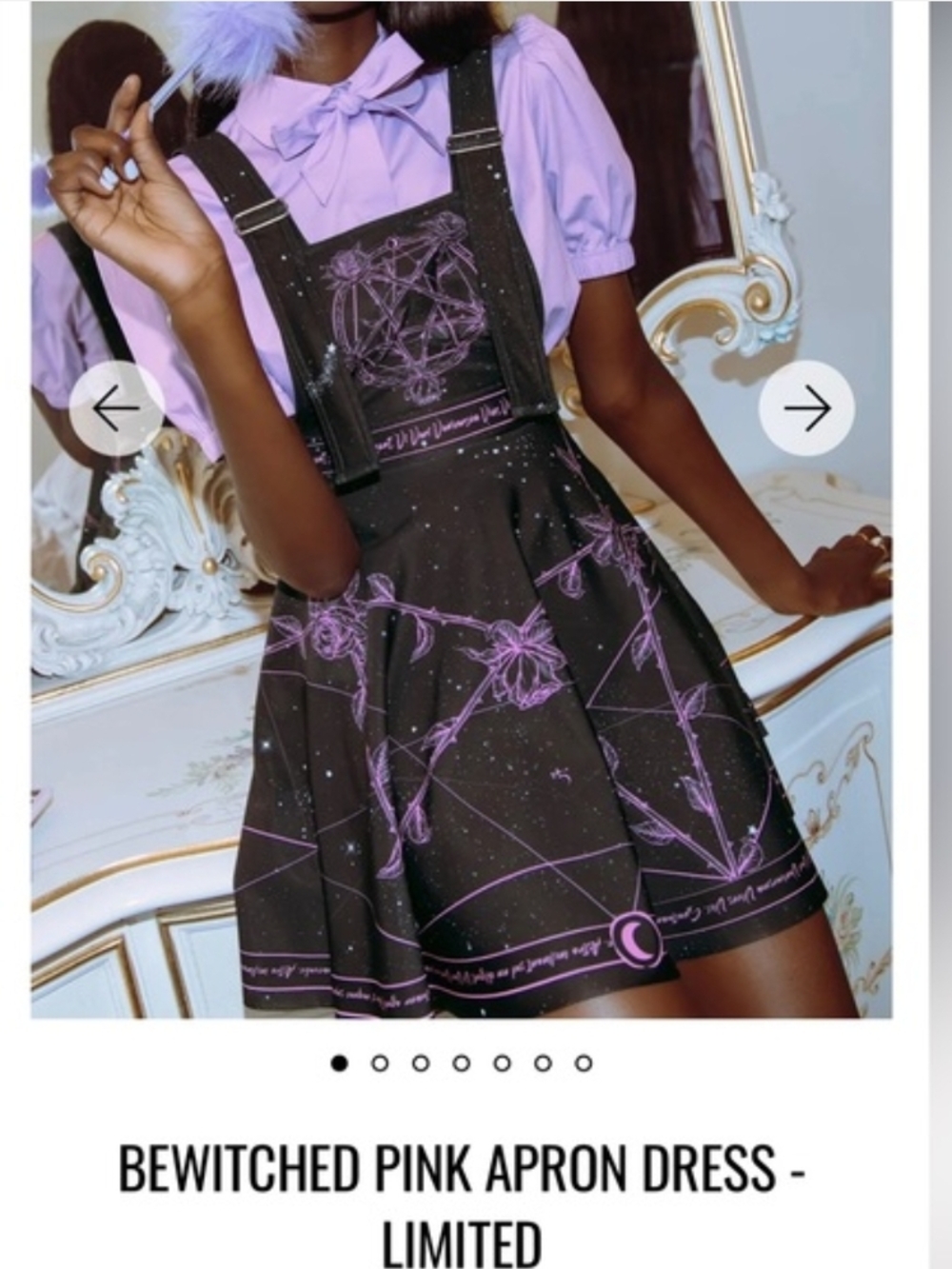 Limited - Bewitched Pink Apron Dress